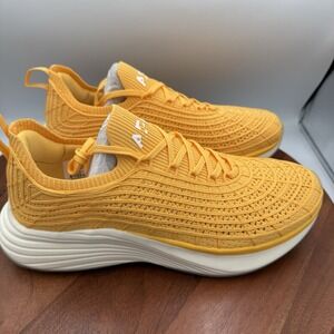 APL Athletic Propulsion Labs Techloom Zipline Marigold/White Shoes Men's Size 10